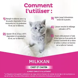 Clement Thekan Lait En Poudre Chiot Chaton + Biberon Et Tétines 400g