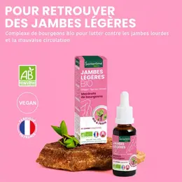 Santarome Bio - Tri Complexe de Bourgeons Jambes Légères Bio - Flacon de 30ml