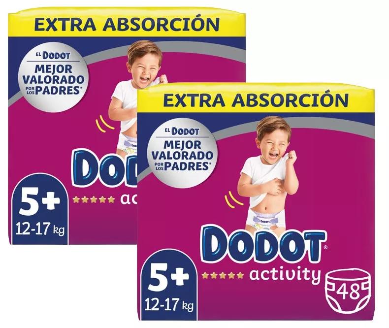 Dodot Activity Diapers Extra T5+ (12-17 Kg) 2x48 units