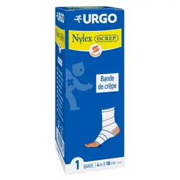 Urgo Soins Infirmiers Bande de Crêpe Nylex Ocrep 10cm x 4m