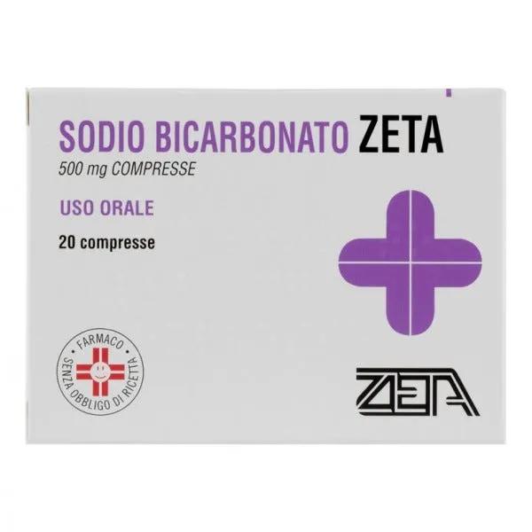 Sodio Bicarbonato Zeta 20 Compresse 500 Mg