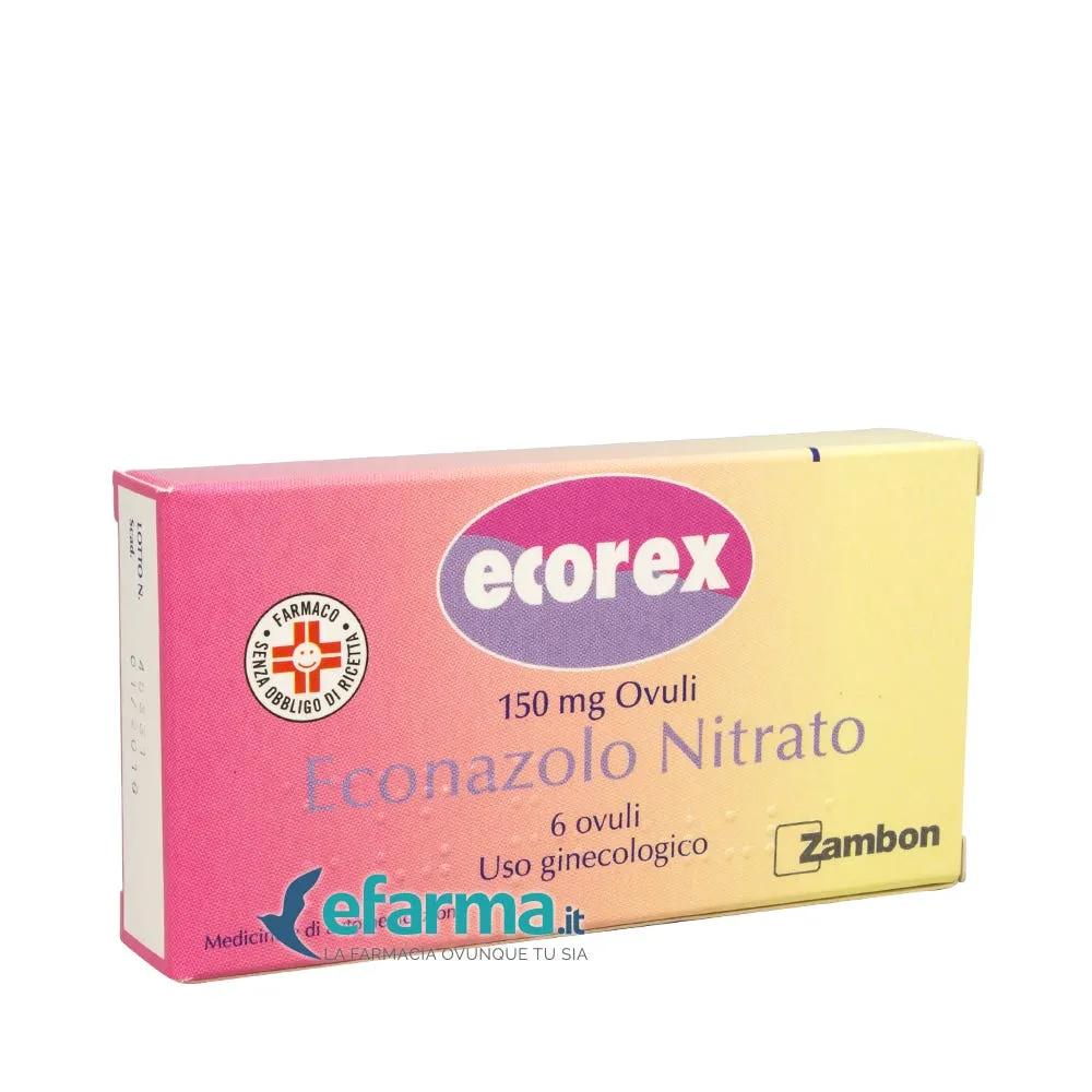 Ecorex 150 mg Econazolo nitrato 6 Ovuli Vaginali