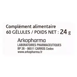 Arkopharma Arkogélules Levure de Riz Rouge Bio 60 gélules