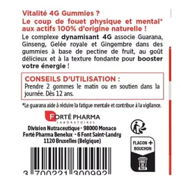 Forté Pharma Vitalité 4G 60 gummies