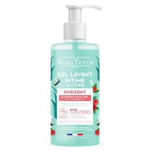 Beauterra Gel de banho calmante íntimo orgânico 500 ml