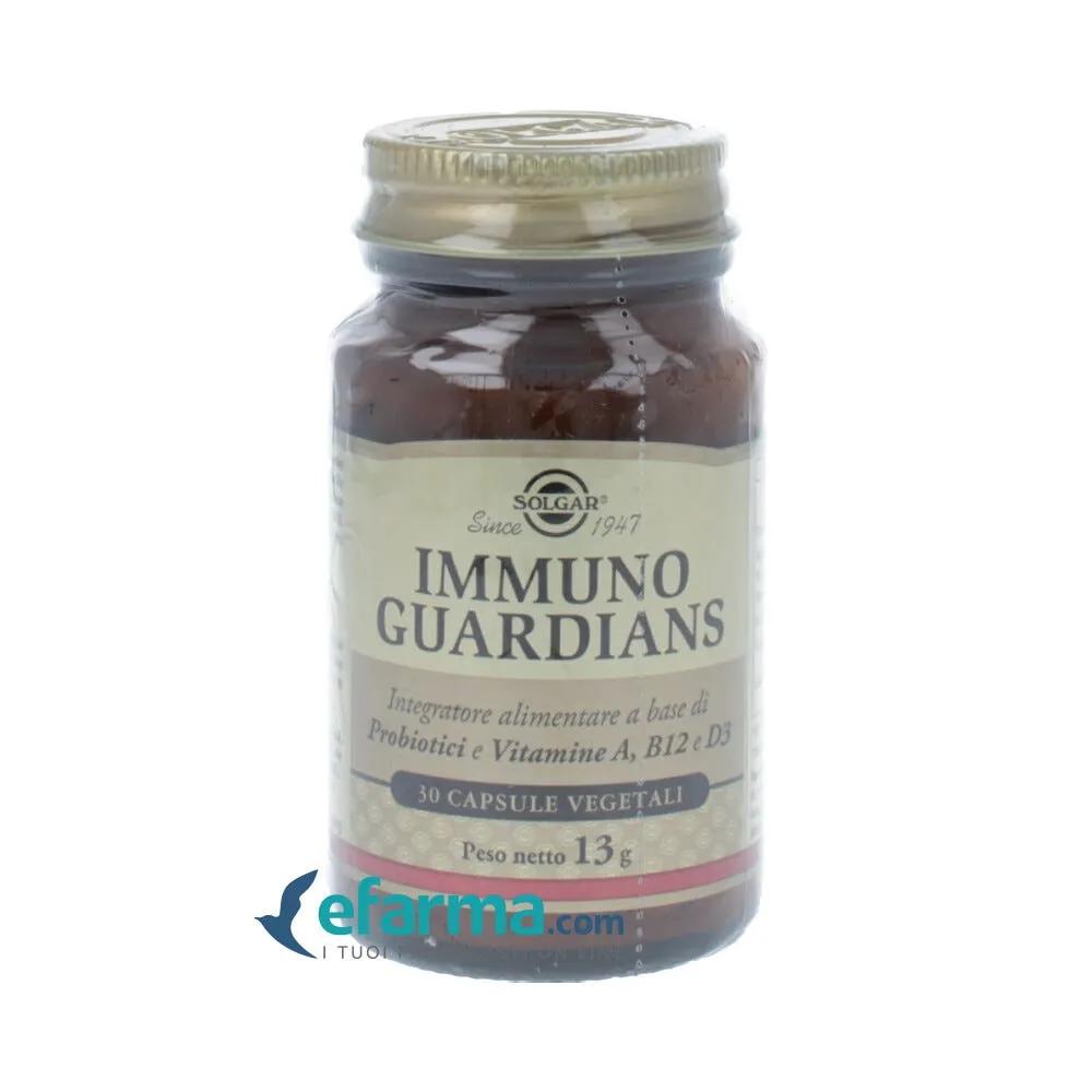 Solgar Immuno Guardians Integratore di Probiotici e Vitamine 30 Capsule