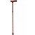 Béquille pliante Prim Classic en aluminium, poing droit, vert fantaisie