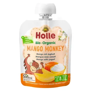 Holle Gourde Yaourt Mango Monkey Mangue 85g