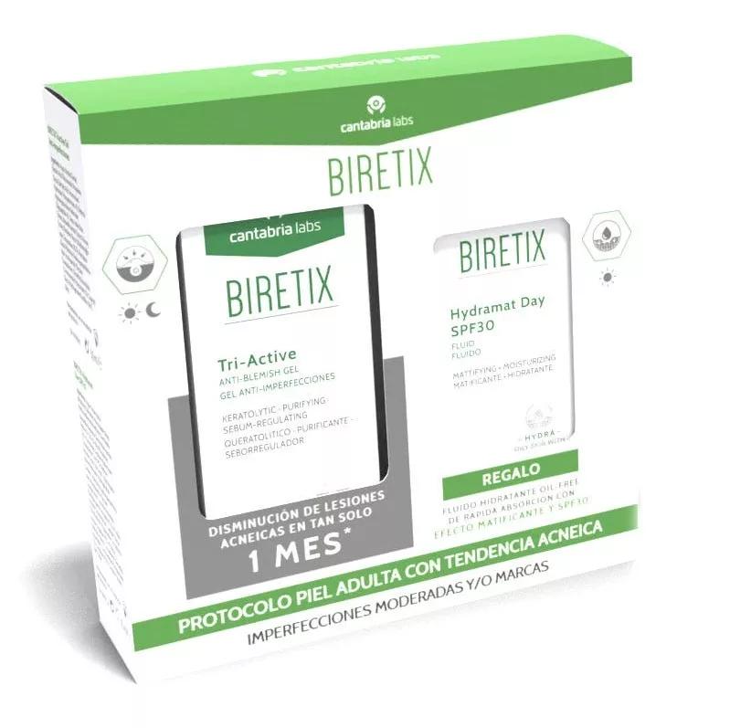 Biretix Tri-Active Gel Anti Imperfeições 50 ml + Miniatura Hydramat