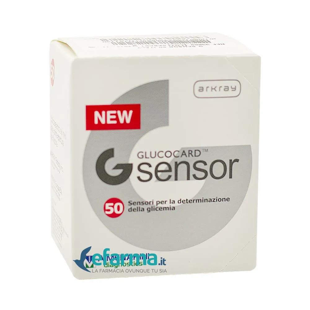 Glucocard G Sensor Strisce Reattive Glicemia 50 Pezzi