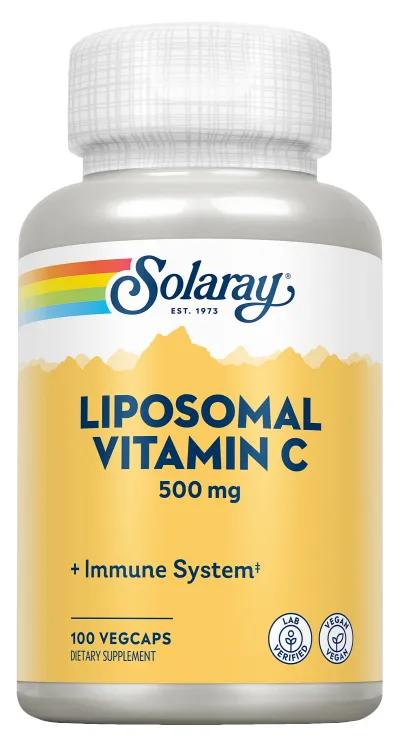 Solaray Liposomale Vitamine C 500 mg 100 Plantaardige capsules