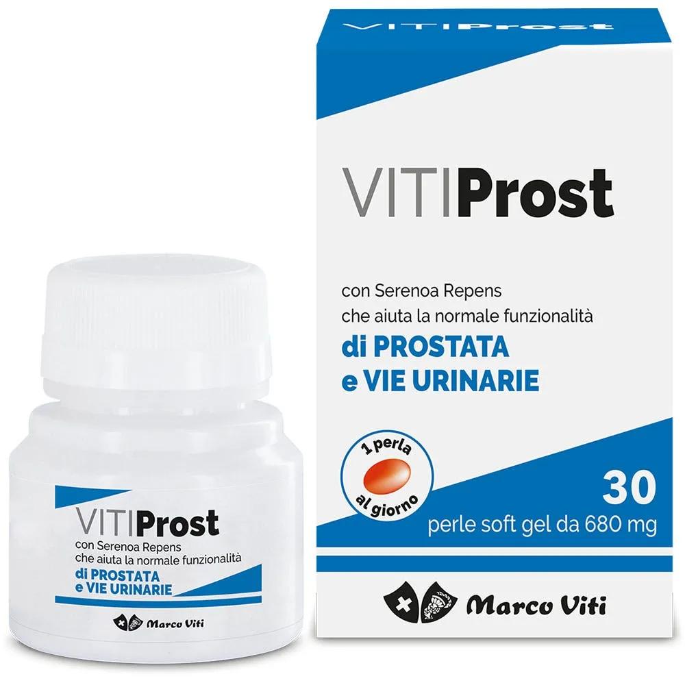 Massigen Vitiprost Integratore Prostata e Vie Urinarie 30 Perle Softgel