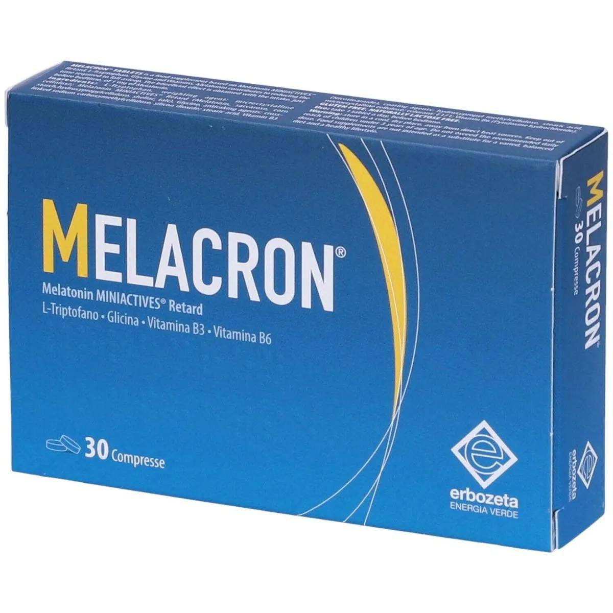 Erbozeta Melacron Integratore Per Sonno 30 Compresse