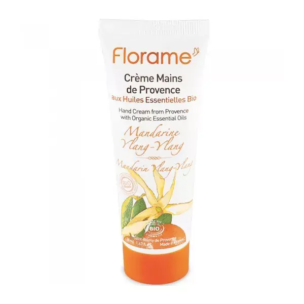 Mano de Florame crema de mandarina de Provenza y Ylang-Ylang 50ml