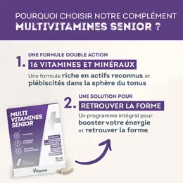 Vitavea Multi Vitamines Senior Energie Vision Mémoire 30 gélules