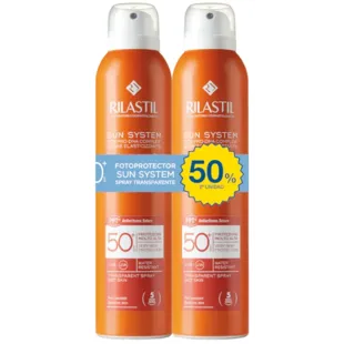 Pack 2 x 1 Cumlaude Sunlaude SPF 50 Transparent Spray 200 ml