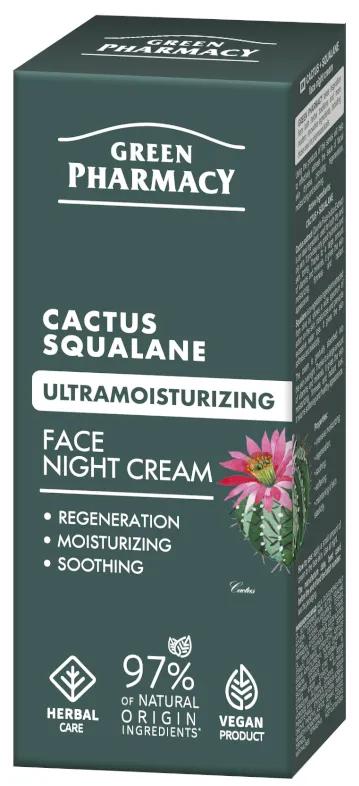 Crème de nuit au cactus et au squalène de Green Pharmacy 50 ml