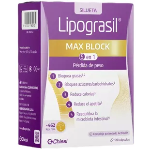 Lipograsil Max Block 5 em 1 120 Cápsulas