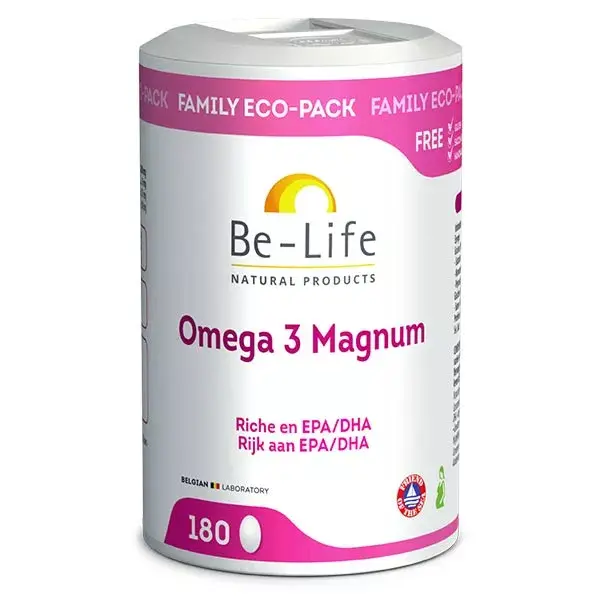 Be-Life Oméga 3 Magnum 180 capsules