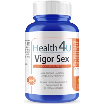 H4U Vigor Sex 720 Mg 30 C psulas