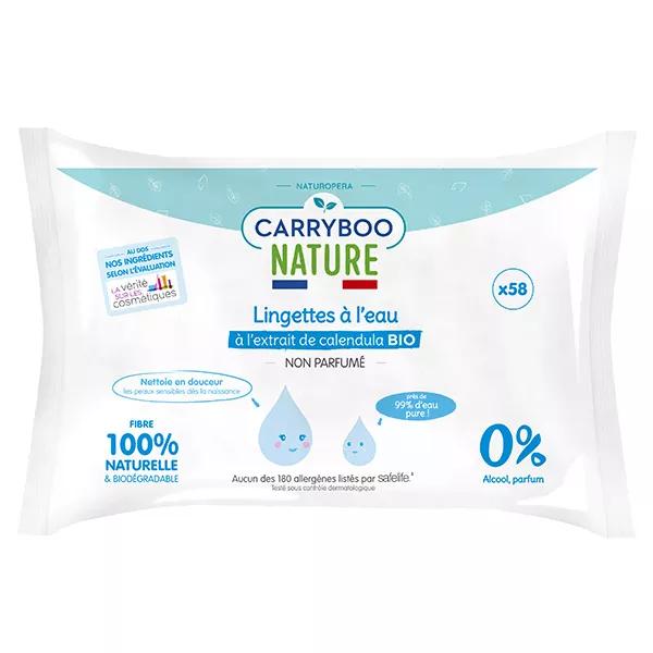 Carryboo Care Toallita Agua Pura Caléndula Bio 58 unidades