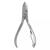 Menhir Pinzetta per Unghie Manucure Inox 12cm