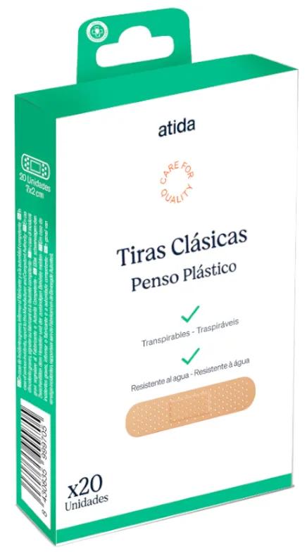 Imagen de Atida Tiras Plásticas Clásicas 20 uds