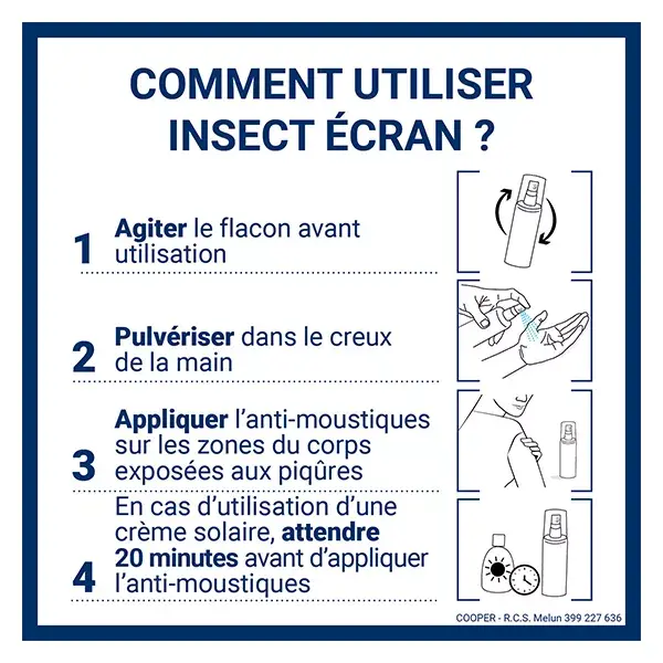 Insect Ecran Familles Anti-moustiques - Spray Peau - 100ml - Lot x 2 -25%