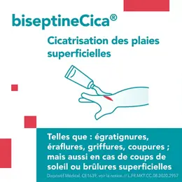 BiseptineCica Cicatrisation des Plaies Superficielles 50g