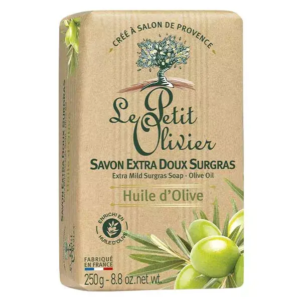 Le Petit Olivier Savon Extra Doux Surgras Huile d'Olive 250g