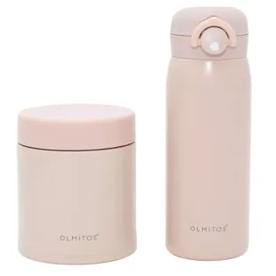 Olmitos Set Termos Líquido + Sólido Rosa