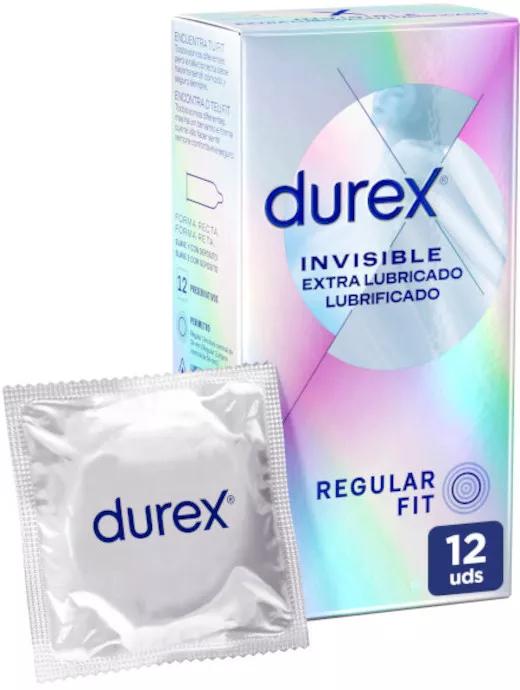 Superfine condom Invisible Durex Extralubricated units