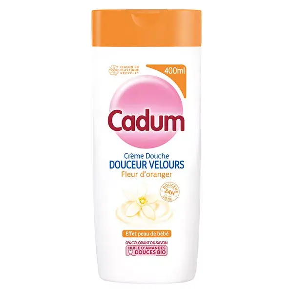 Cadum Gentle Velvet Shower Gel Orange Blossom 400ml