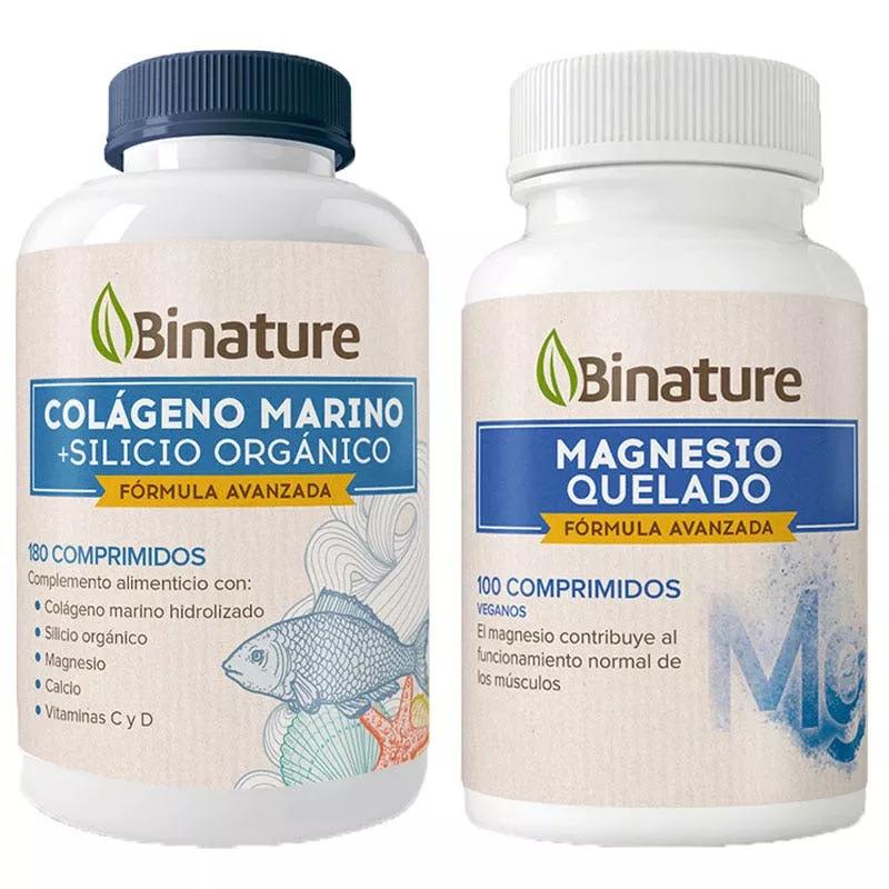 Pack Articulaciones Binature: Colágeno Marino & Magnesio Quelado