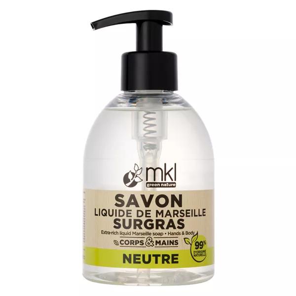 MKL Green Nature Jabón Líquido de Marsella Surgras Neutro 300ml