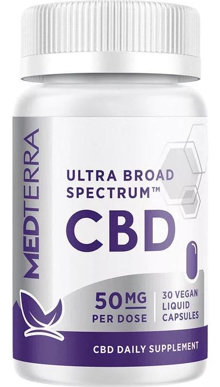 Medterra Ultra Broad Spectrum 50 mg 30 Cápsulas Líquidas