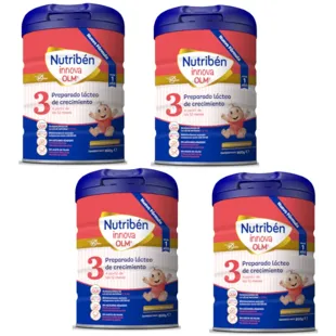 Nutribén Innova 3 Leche de Crecimiento 4x800 gr