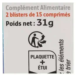 Forté Pharma Multivit' 4G Energie 30 comprimés Multivitamines Magnésium Fatigue