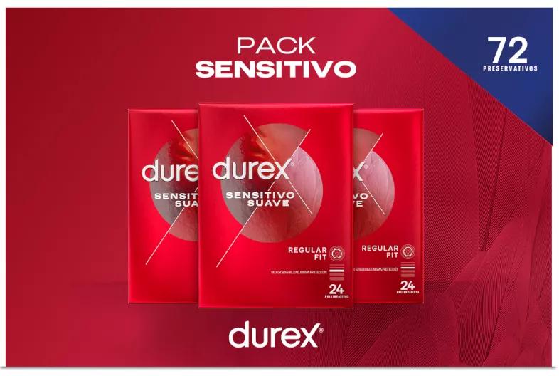 Durex Soft Sensitive Condooms 3x24 stuks