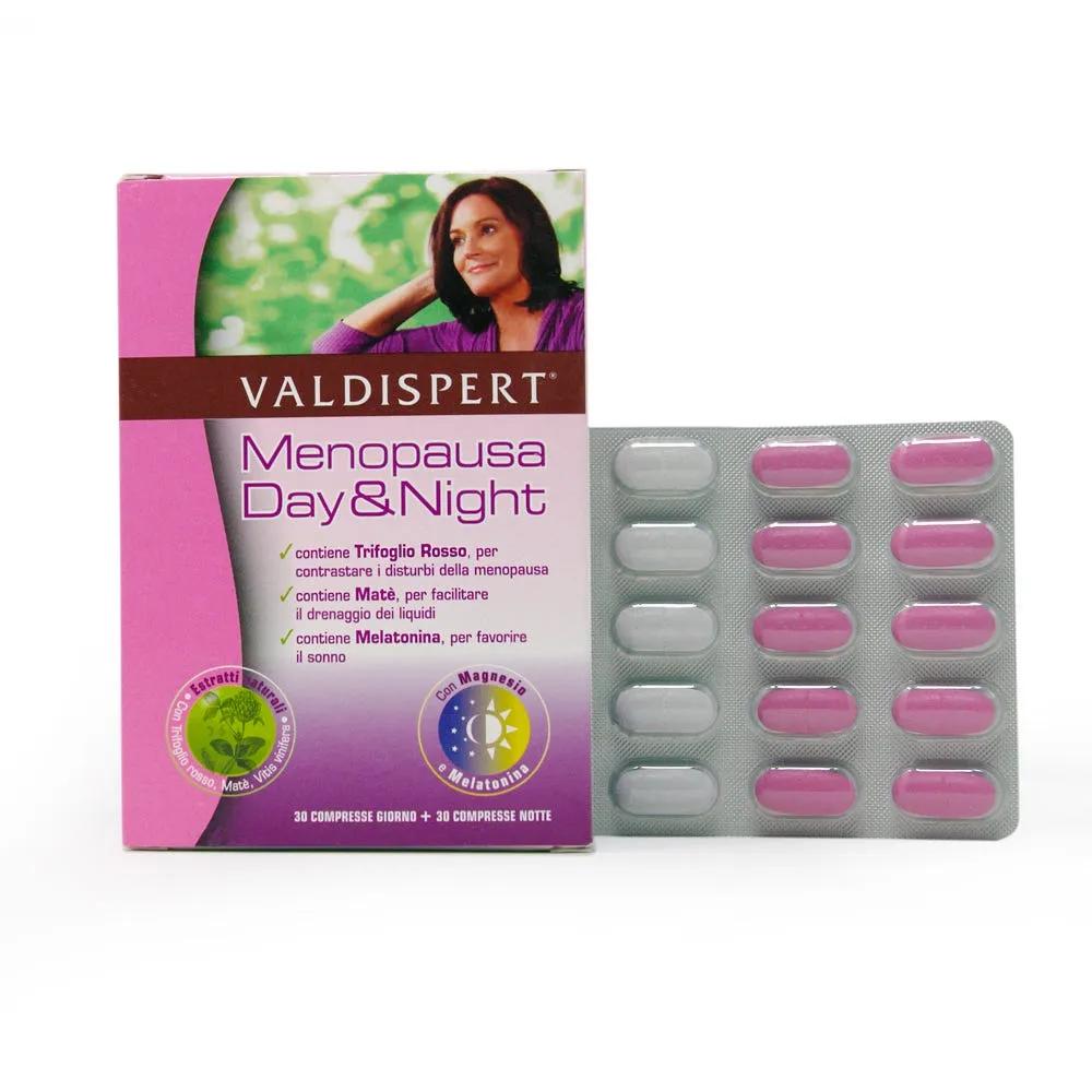 Valdispert Menopausa Day&Night Integratore Alimentare Con Melatonina E Magnesio 60 Compresse