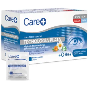 Ophthalmic Wipes Silver Care Technology + 30Uds