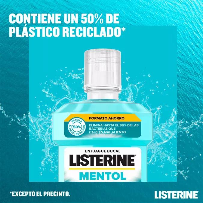 Listerine Mentol Suave 500+250