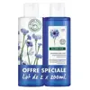 Klorane Bleuet Lotion Florale Démaquillant Yeux Sensibles Lot de 2 x 200ml