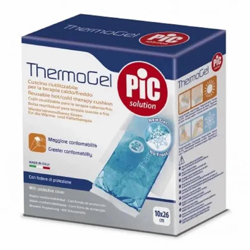 Pic Thermogel Cuscinetto in Gel Caldo/Freddo Con Cover di Protezione 10x26 cm