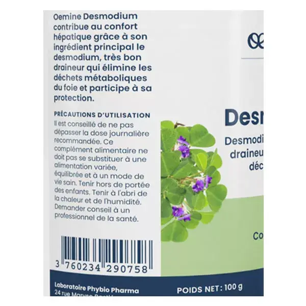 Oemine Desmodium 180 comprimidos