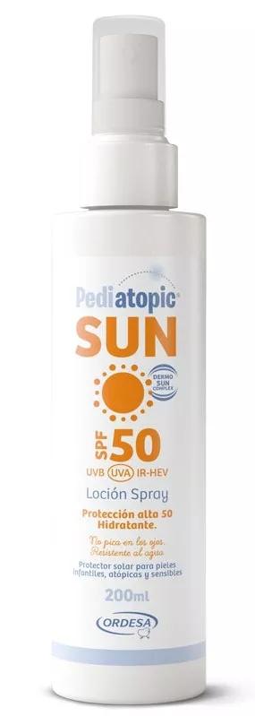 Pediatopic Loção Solar em Spray Sun SPF50 200ml