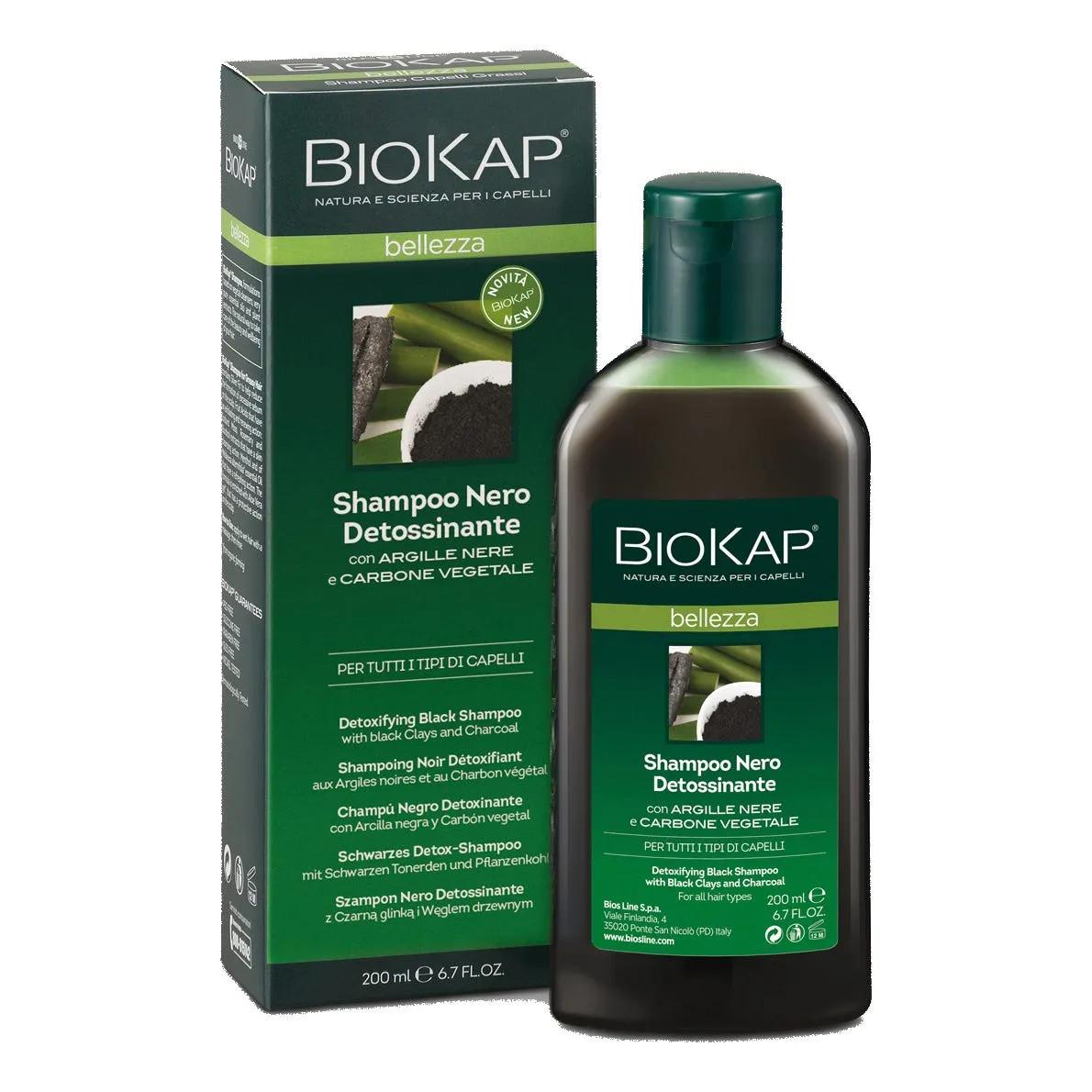 Biokap Shampoo Nero Detossinante Purificante 200 ml