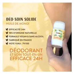 Lovea - Déo - Soin Solide - Déodorant - Huile De Monoï - Efficacité 24h 50g