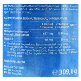 Vitamaze MSM + Vitamine C 360 capsules