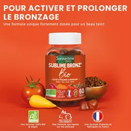 Santarome Bio - Sublime Bronz' - Sublime, prolonge le bronzage - 60 gummies